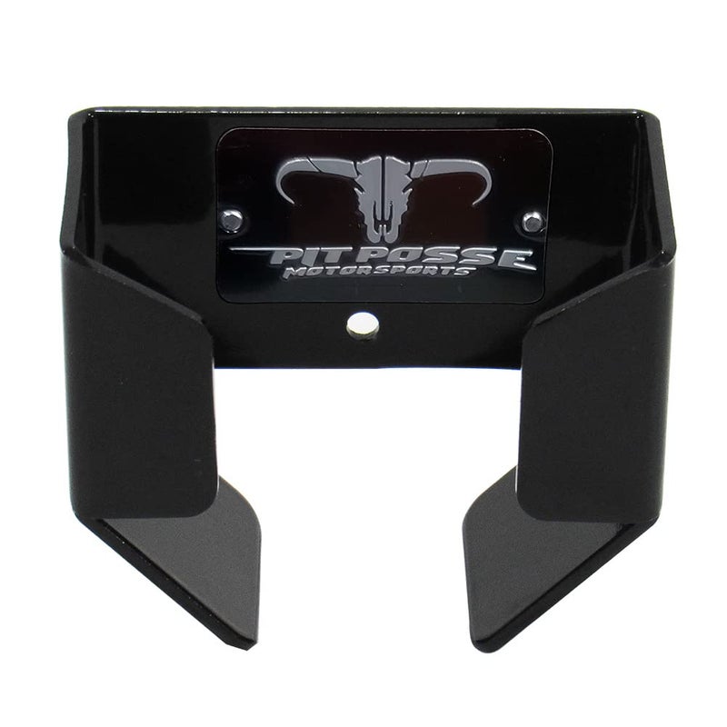 Pit Posse 461BK Air Gauge Holder Pouch Car Enclosed Trailer Garage Shop - Made in USA - Aluminum Tire Meter Air Pressure Gage Storage Hanger Organizer -5 Year Warranty (Small/Black) - Image 3